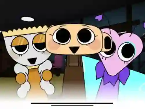 Peli Sprunki x Dandy's World 2 verkossa