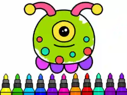 Peli Coloring Book: Alien verkossa