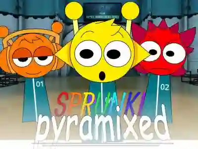 Peli Sprunki Pyramixed: Squid Game verkossa