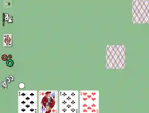 Peli Mau-mau - 101 Card Duel verkossa