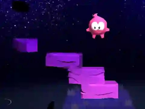 Peli Om nom Jump verkossa