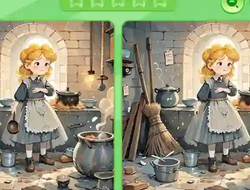 Peli Find The Differences: Cinderella verkossa