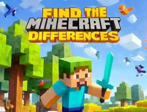 Peli Find The Differences: Minecraft verkossa