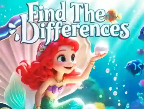 Peli Find The Differences: Little Mermaid verkossa