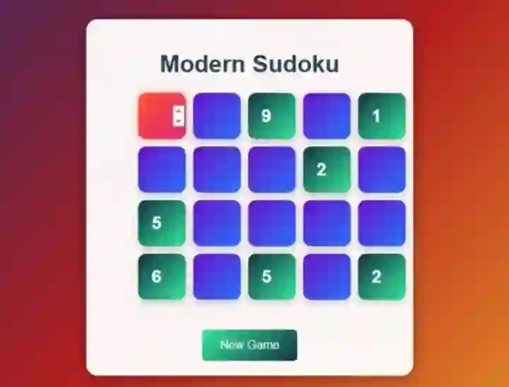 Peli Modern Sudoku verkossa