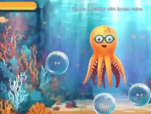 Peli Bubble Math Dive verkossa