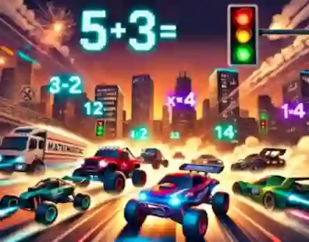 Peli Mathematics Racing verkossa