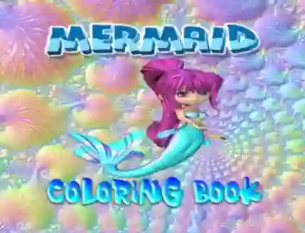 Peli Mermaid Coloring Book verkossa