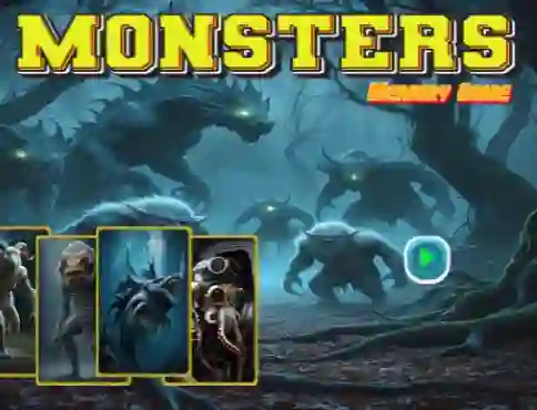 Peli Monsters Memory Game verkossa