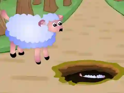 Peli Help Fallen Down Sheep Baby verkossa