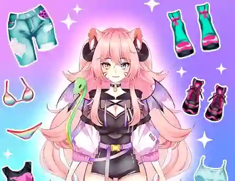 Peli Anime Dress Up Moe verkossa