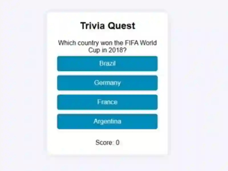 Peli Trivia Quest verkossa