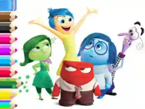 Peli Coloring Book: Inside Out verkossa