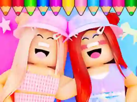 Peli Coloring Book: Roblox Bestie verkossa