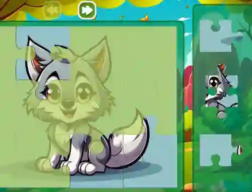 Peli Animal Explorer Puzzle verkossa