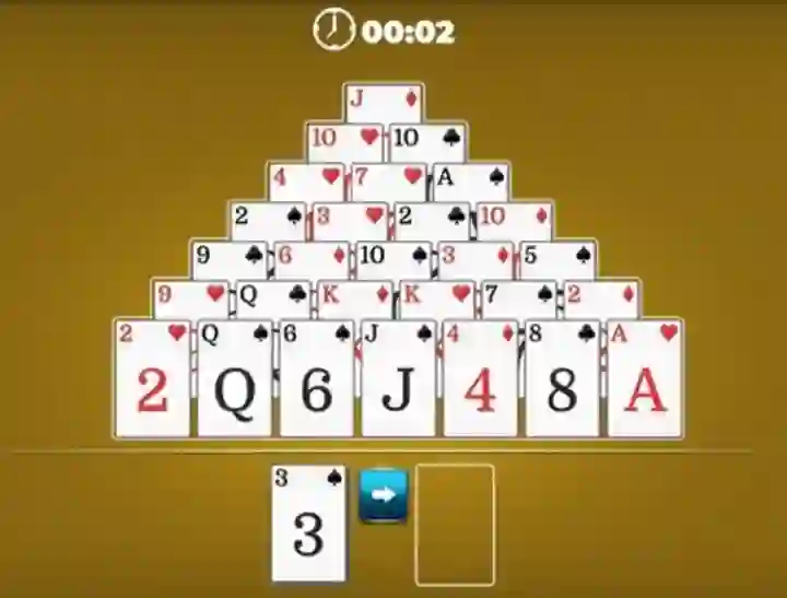 Peli Pyramid Solitaire verkossa
