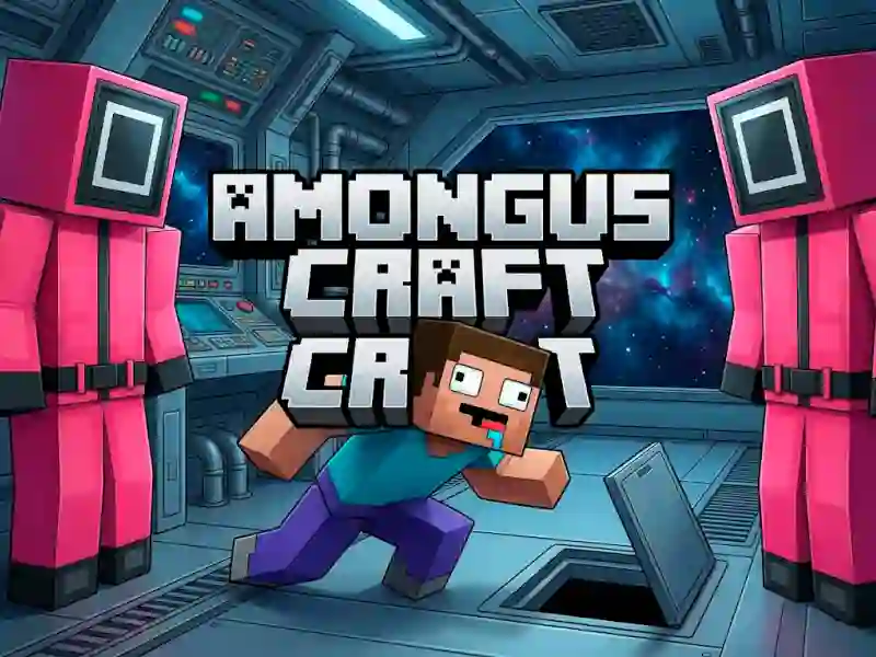 Peli AmongusCraft verkossa