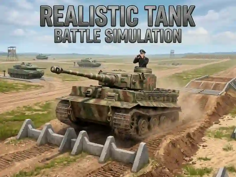 Peli Realistic Tank Battle Simulation verkossa