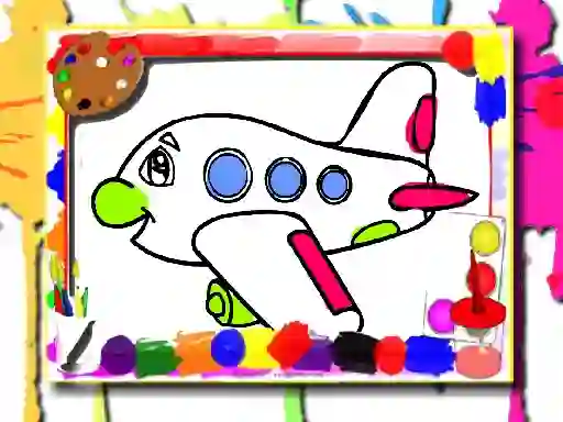 Peli Airplane Coloring Book verkossa