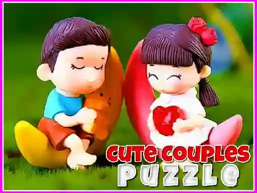 Peli Cute Couples Puzzle verkossa