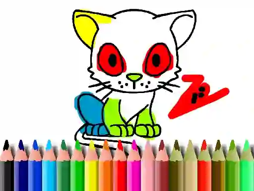 Peli Back To School: Cat Coloring verkossa