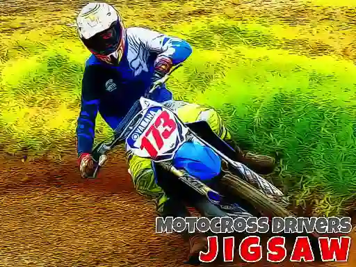 Peli Motocross Drivers Jigsaw verkossa