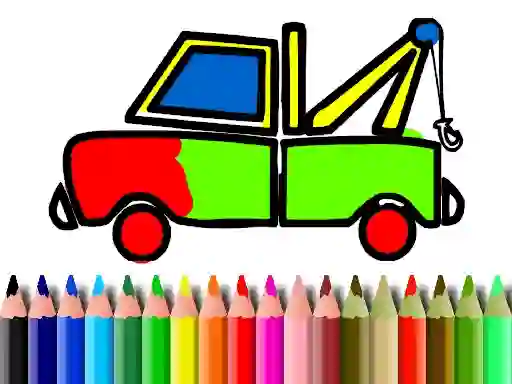 Peli Back To School: Truck Coloring verkossa