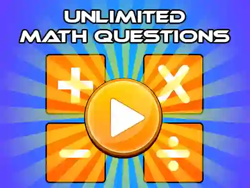 Peli Unlimited Math Questions verkossa