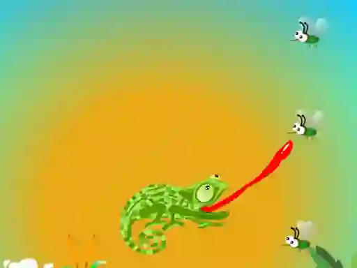 Peli Chameleon Want Eat verkossa