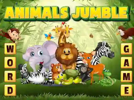 Peli Animals Jumble verkossa