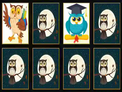 Peli Cute Owl Memory verkossa