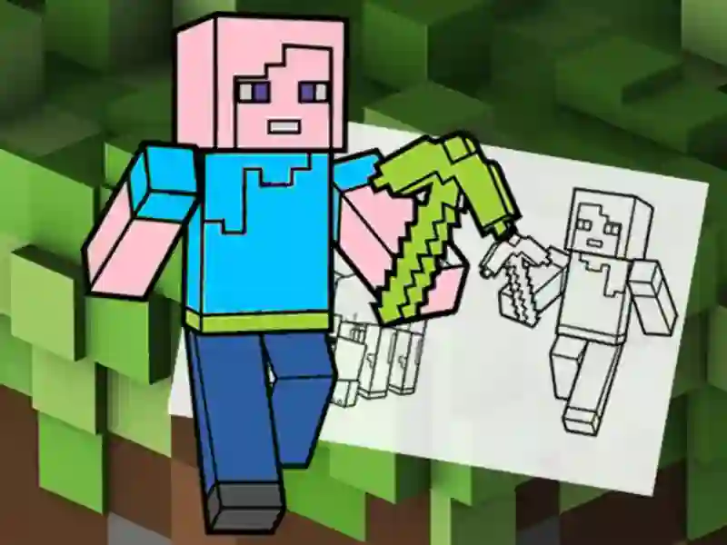 Peli Minecraft Fun Coloring Book verkossa