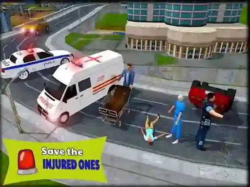 Peli Ambulance Rescue Driver Simulator 2018 verkossa