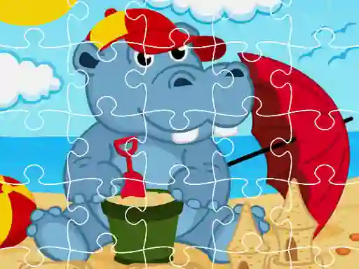 Peli Hippo Jigsaw verkossa