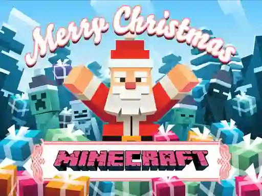 Peli MineCraft Christmas Jigsaw Puzzle verkossa