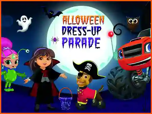 Peli Nick jr. Halloween Dress up Parade verkossa
