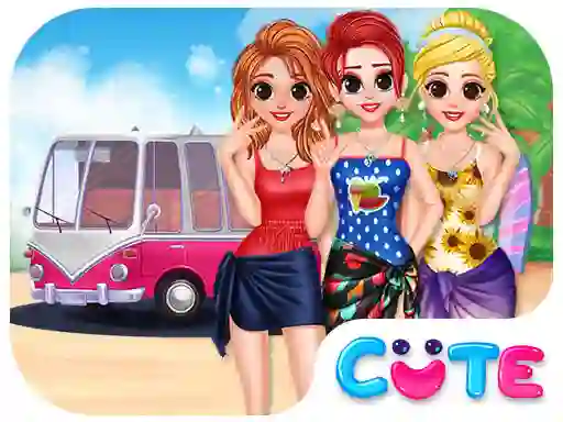 Peli Besties Summer Vacation verkossa