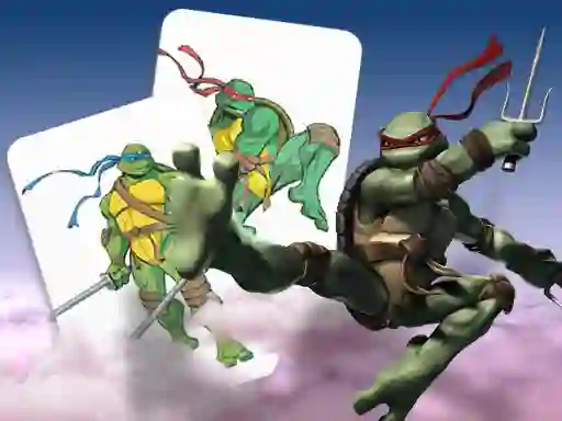 Peli Ninja Turtles Memory card Match verkossa