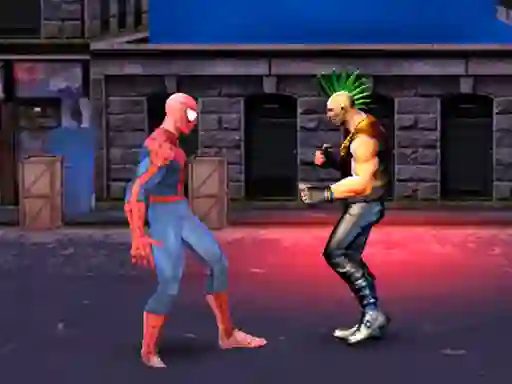Peli Spiderman: Street Fighter verkossa
