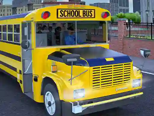 Peli School Bus Game Driving Sim verkossa