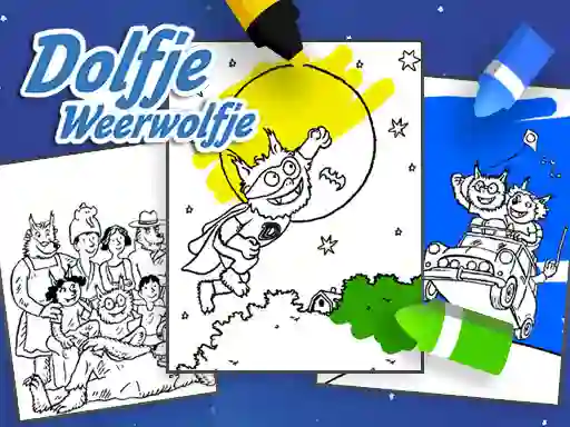 Peli Coloring Alfie The Werewolf verkossa