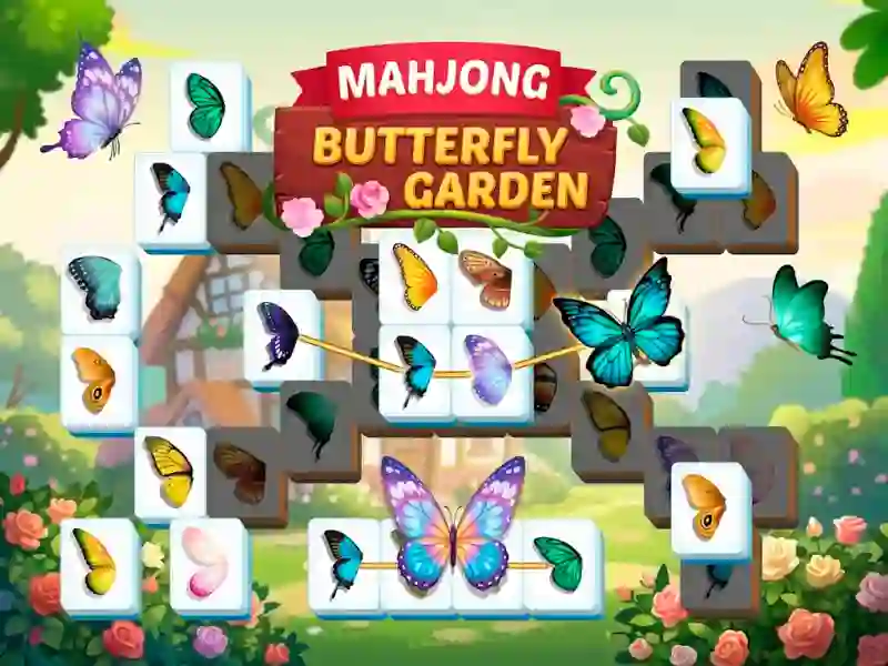 Peli Mahjong Butterfly Garden verkossa