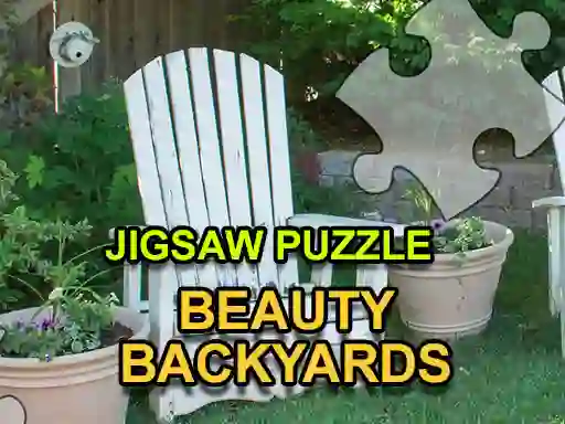Peli Jigsaw Puzzle: Beauty Backyards verkossa