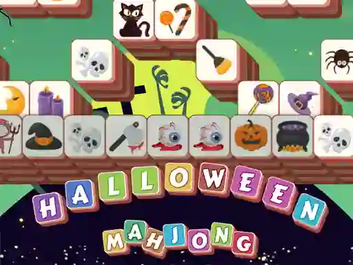 Peli Halloween Mahjong Tiles verkossa