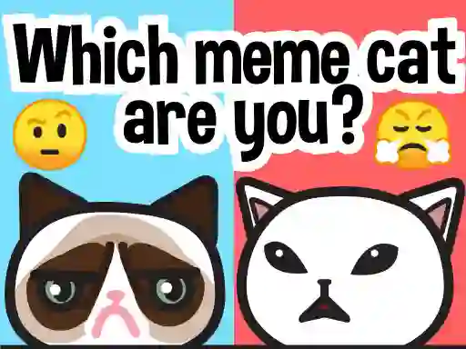 Peli Which Meme Cat Are You? verkossa