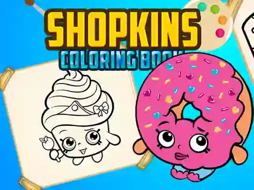 Peli Shopkins Coloring Book verkossa