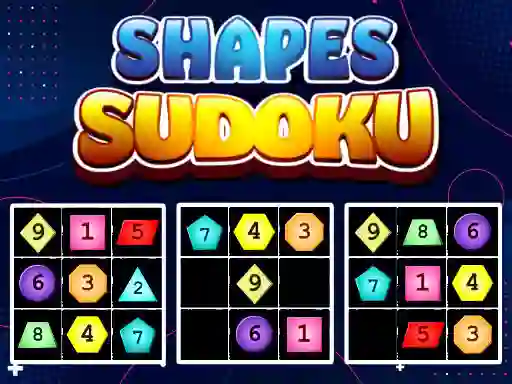 Peli Shapes Sudoku verkossa