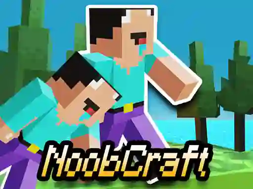 Peli Parkour Craft Noob Steve 2 verkossa