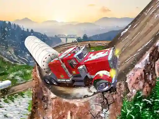 Peli Semi Truck Snow Simulator verkossa