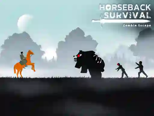 Peli Horseback Survival Zombies Escape verkossa